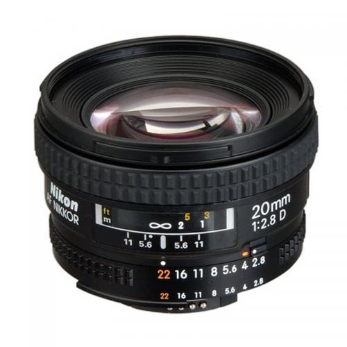 Lens Nikon AF Nikkon 20mm F/2.8D