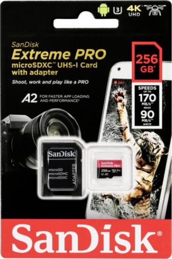 Sandisk Micro SD Extreme Pro (170/90mb)